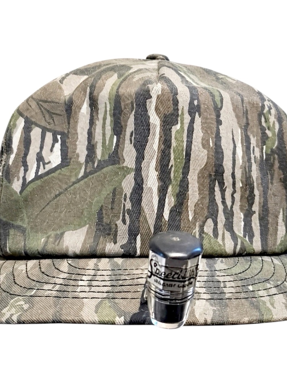 Vintage Speedlight Camo Mesh Trucker Hat Snapback Hunting Cap Made USA Rare